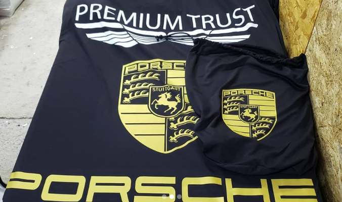 Textiles personalizados para Porsche